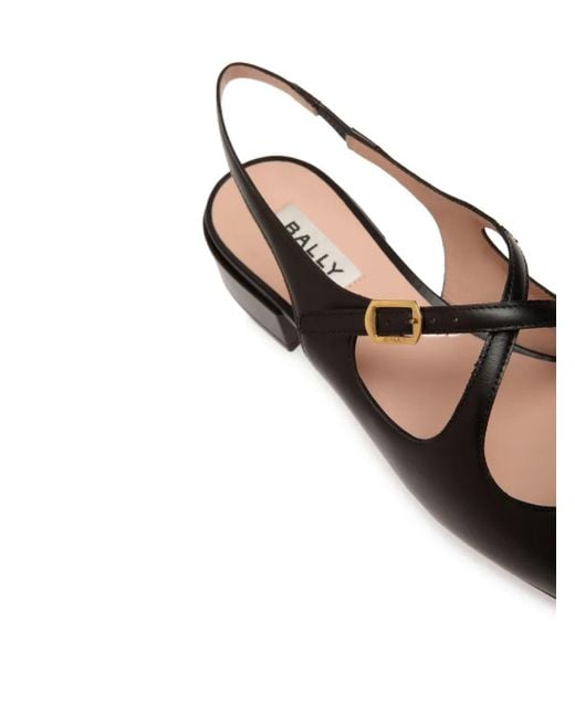 Bally Black 30Mm Leather Pumps