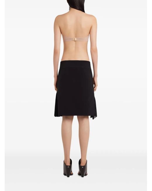 Courreges Black Infinity Mini Skirt