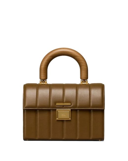 AMI Metallic Gesteppte Déjà-Vu Tote Bag