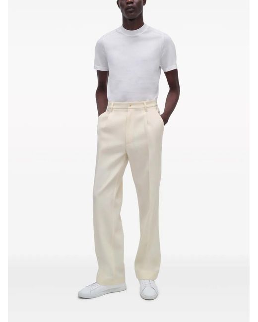 Jonathan Simkhai White Kane Wool-Blend Track Pants for men