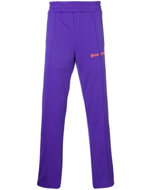 Pantaloni sportivi di Palm Angels in Purple da Uomo