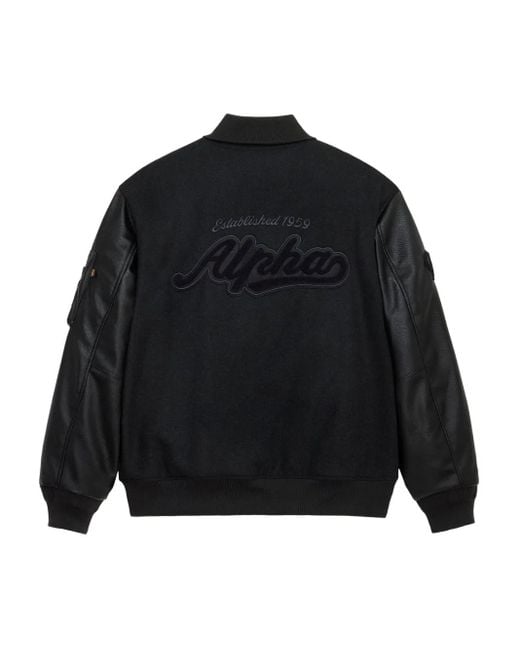 Alpha Industries Black Pocket Jacket for men