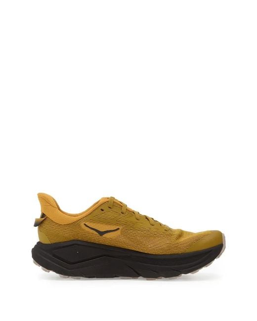 Hoka One One Yellow Challenger 8 Sneakers for men