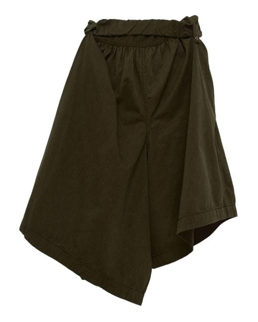 Skorts con cintura vuelta OPEN YY de color Green