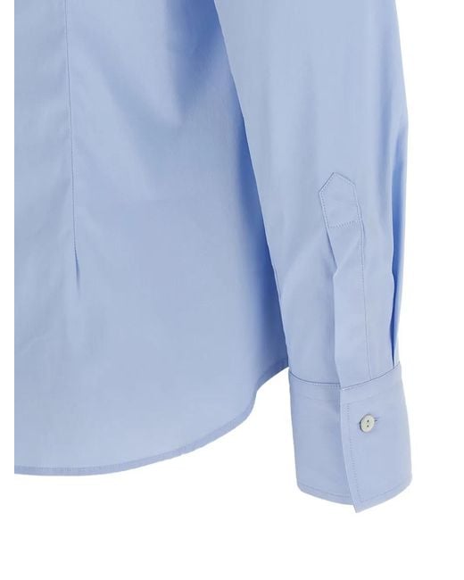Xacus Blue Cotton Shirt