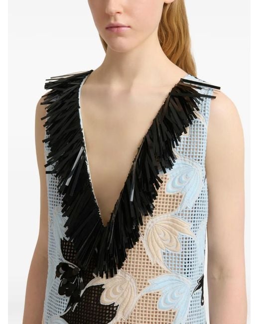 Marni White Broderie Anglaise Floral Dress