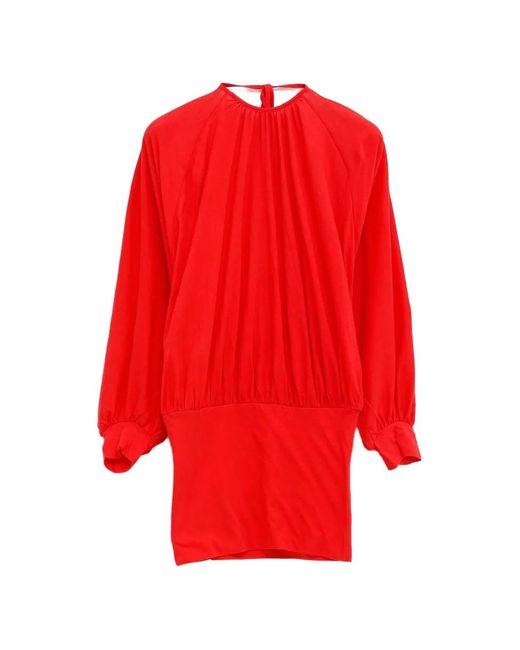 GIMAGUAS Red Halter-Neck Open Top
