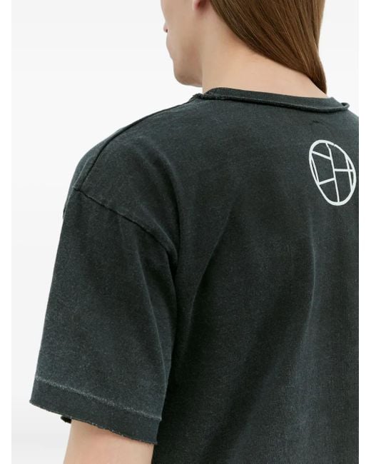CIRCLE HERITAGE Black Boombox T-Shirt for men