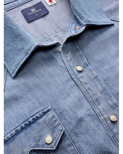 Levi's Blue Sawtooth Denim Jacket for men