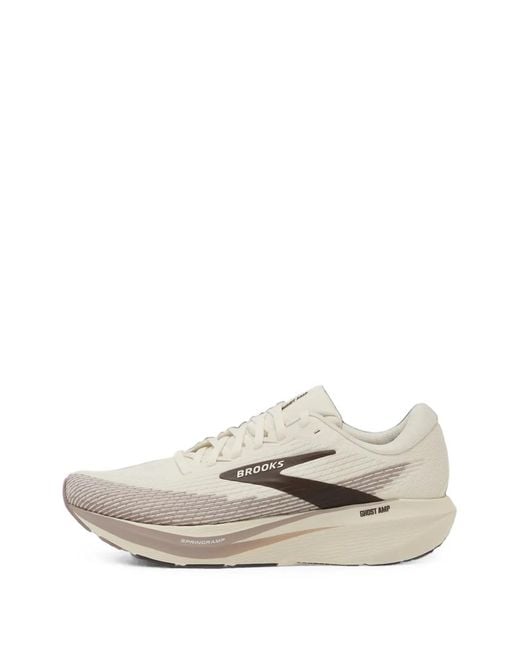 Brooks White Ghost Amp Sneakers for men