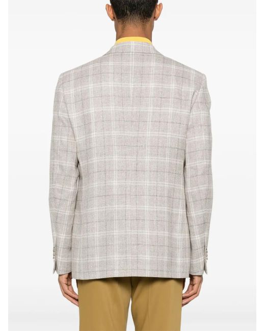 Etro Geruite Blazer in het White voor heren