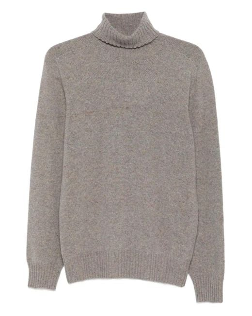 Altea Gray Turtleneck Sweater for men