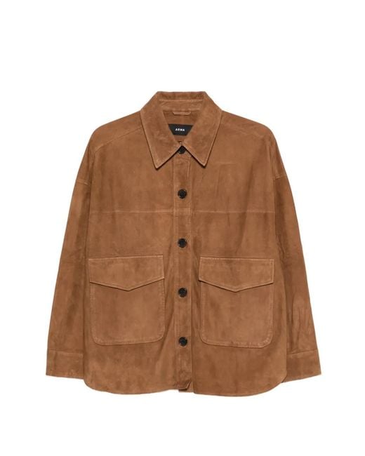 Arma Brown Kaylee Suede Jacket