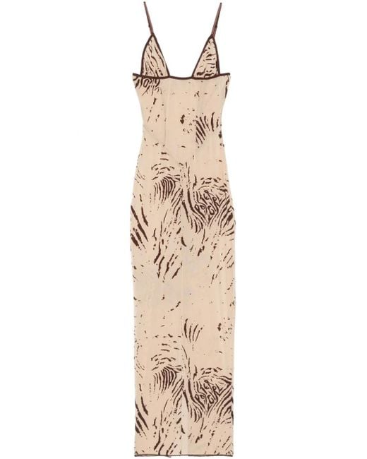 POSTER GIRL Metallic Hun Maxikleid