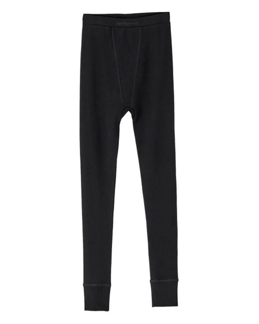 H2OFAGERHOLT Black Paris Stretch-Cotton Tights