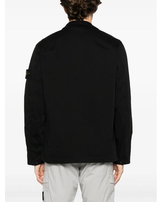 Stone Island Black Jacket for men