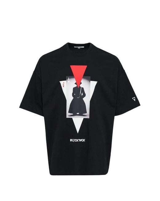 Black Jack Jewelry Black Ace Logo-Detail T-Shirt