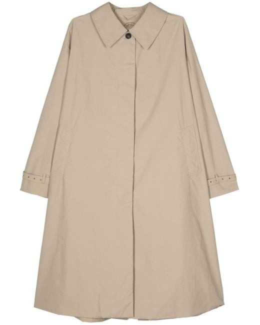 Save The Duck Gilda Button-up Trenchcoat in het Natural