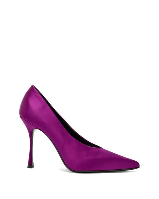 Jude Purple Pointed-Toe Pumps