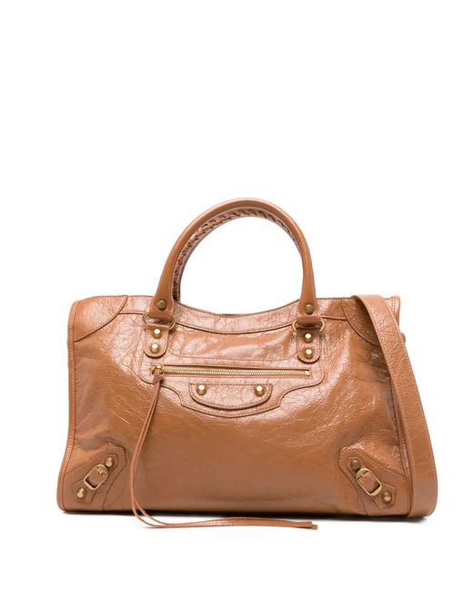 Balenciaga レディース ブラウン Le City ハンドバッグ 【公式通販】