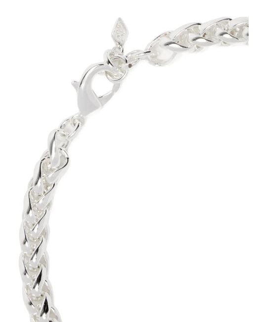 Anni Lu White Liquid Wheat-Chain Necklace