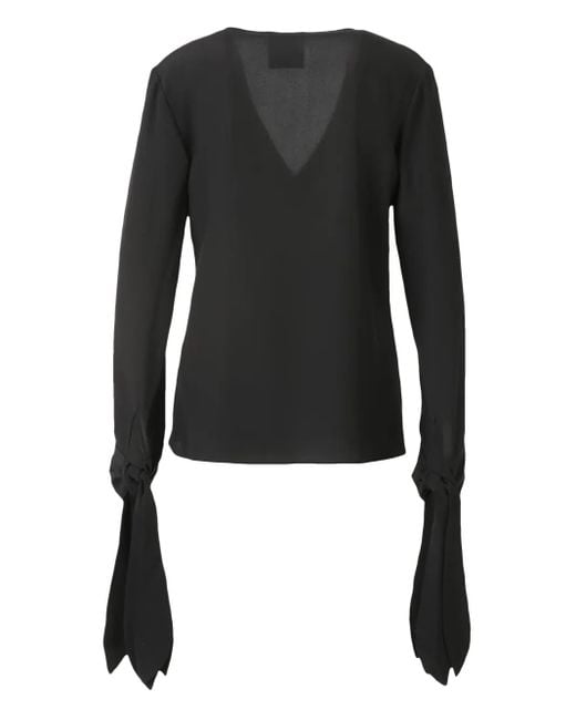 Givenchy Black Silk Blouse