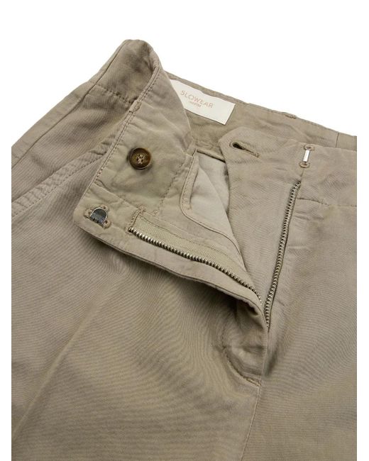 Slowear Natural Button Trousers
