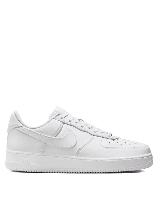 Nike White Air Force 1 Low Premium "Triple" Sneakers for men