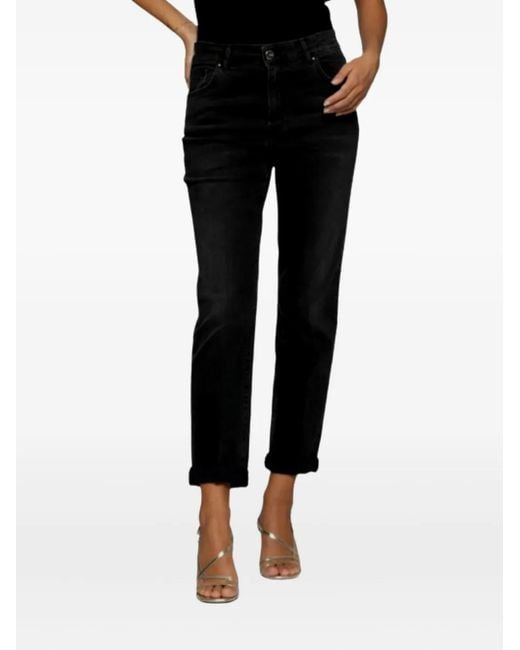 Kocca Black Grant Cropped Jeans
