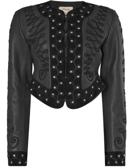 Temperley London Pablo レザージャケット Black