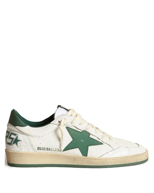 Golden Goose Deluxe Brand Green Ball Star Trainers
