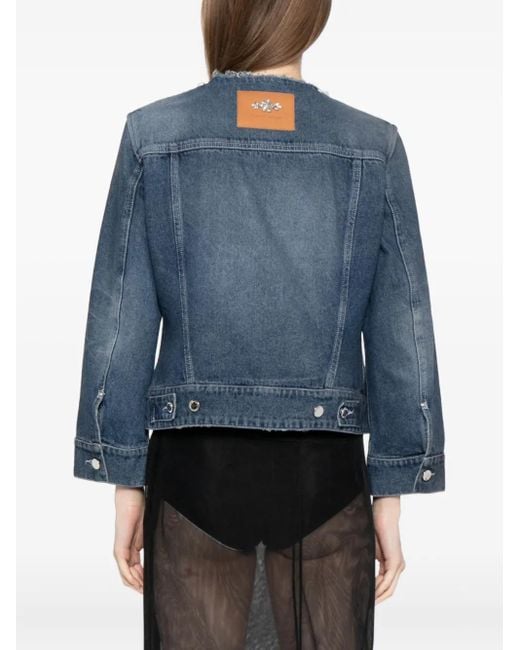 Simone Rocha Turbo デニムジャケット Blue