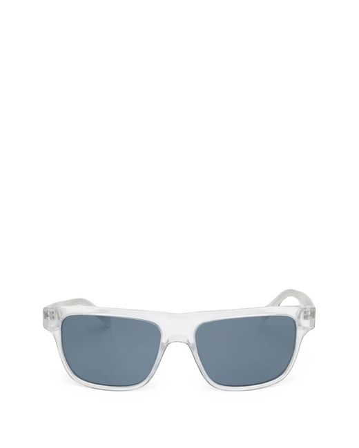 Nautica Blue Rectangle-Frame Sunglasses for men