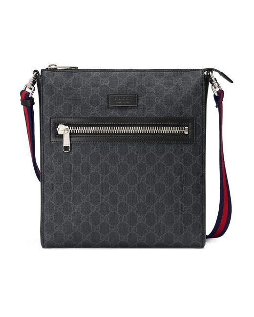 Gucci GG Supreme Messengerbag in het Black voor heren
