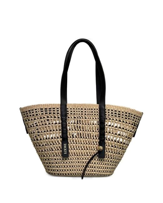 Loewe Natural Braid Medium Rafia Tote
