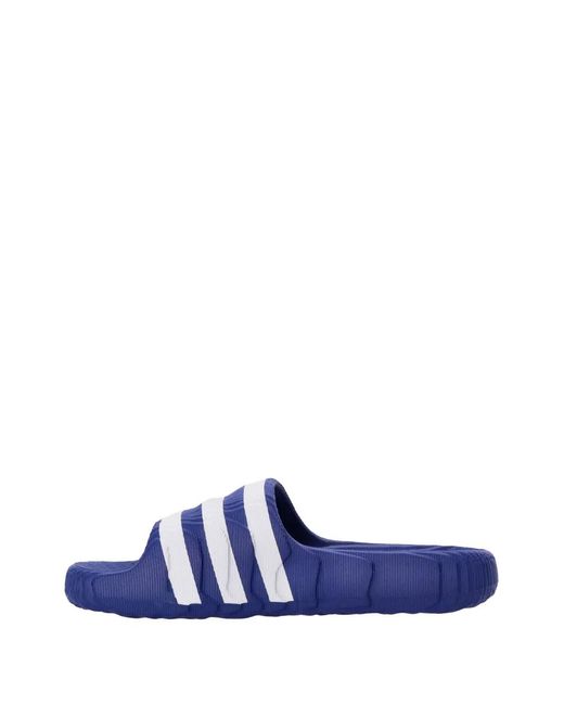 Adidas Blue Adilette Slides for men