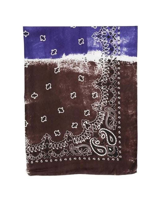 Destin Blue Paisley Scarf