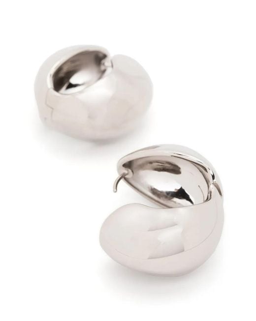 Coperni White Earrings Circular