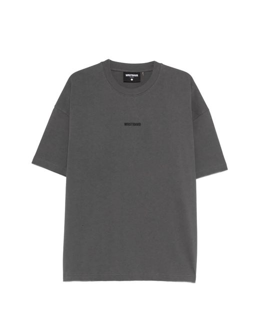 WRSTBHVR Gray Pinstripe T-Shirt