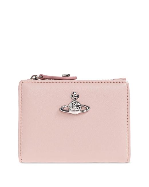 Vivienne Westwood Pink Logo-Detail Wallet