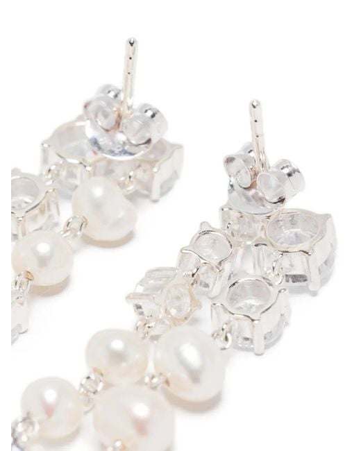 Completedworks White In Search Of Lost Time Earrings