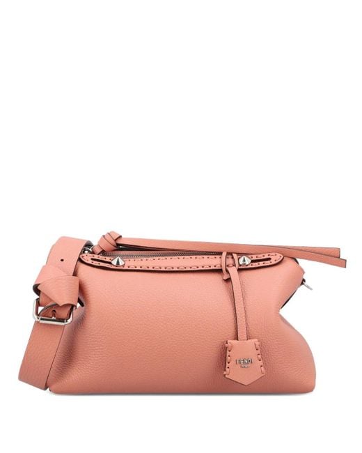 Fendi Pink Medium By The Way Selleria Tote Bag
