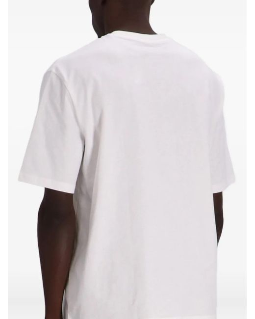 T-Shirt Con Stampa di ARMANI EXCHANGE in White da Uomo