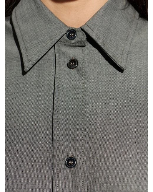 Studio Nicholson Gray Rouen Wool Shirt