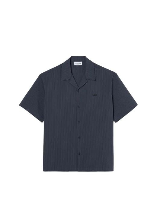 Lacoste Blue Striped Shirt for men