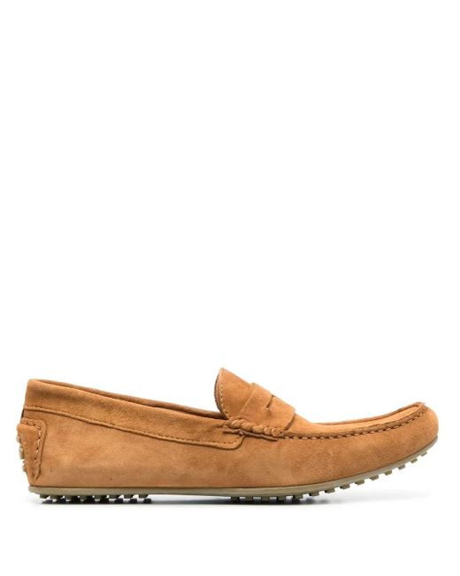 Hackett Suède Loafers in het Brown voor heren