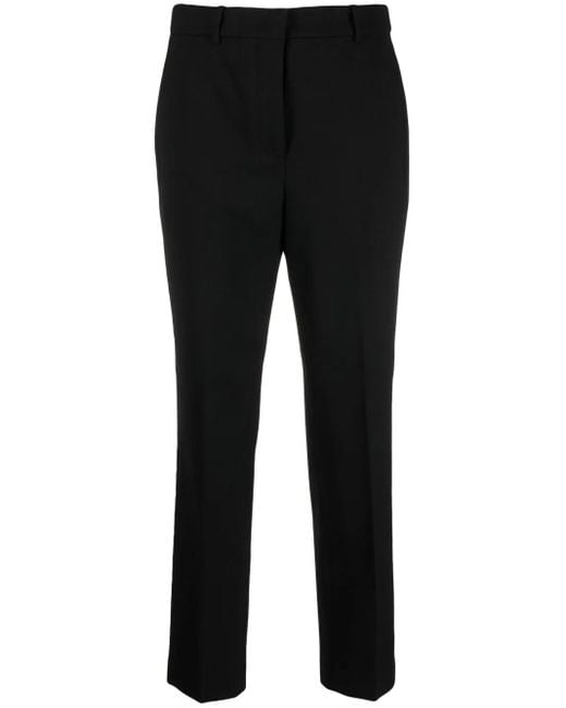 Incotex Broek Van Scheerwol in het Black