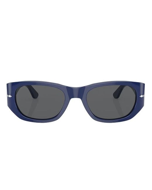 Persol Blue Square Frame Sunglasses