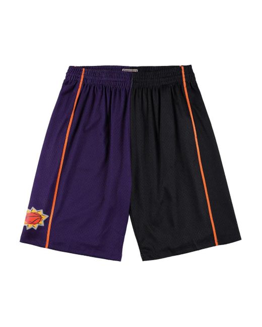 Mitchell & Ness Blue X Nba Phoenix Suns 2001 Split Swingman Shorts for men