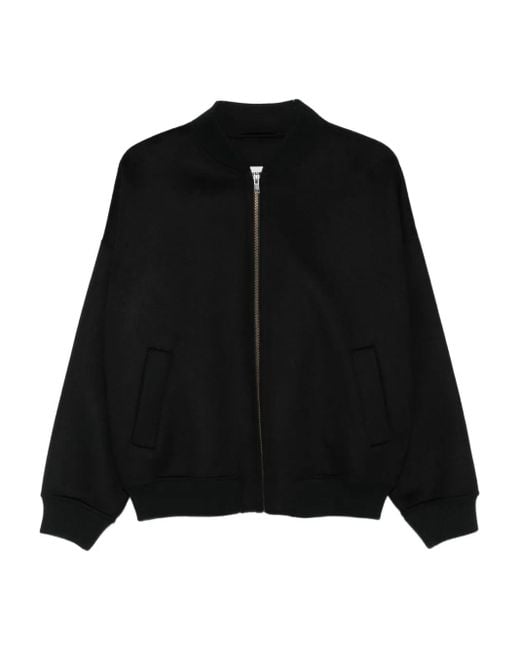 Drykorn Black Zip-Front Bomber Jacket